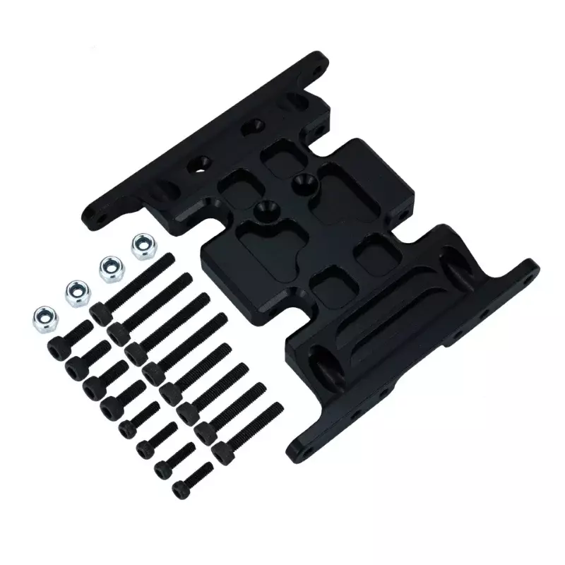 Metal Chassis Gearbox Mount Transmission Holder Skid Plate for 1/10 RC Crawler Axial SCX10 Aluminum Alloy Upgrade Parts