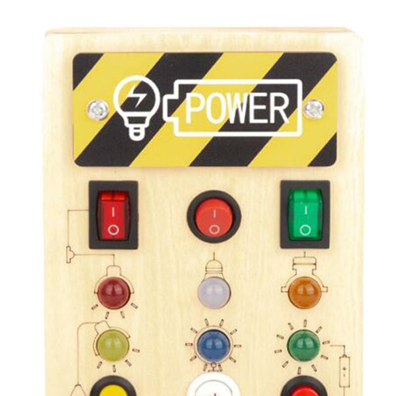 Wooden Switches Busy Board, Activity Toys, Early Education Valentines Day Gifts