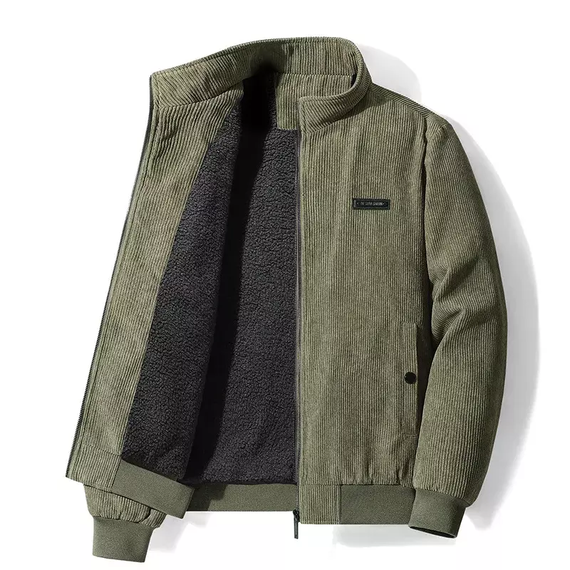 남성 캐주얼 솔리드 패션 가을 남성 자켓 빈티지 따뜻한 파카 코트 고품질 겨울 자켓 남성 오토바이 따뜻한 재킷