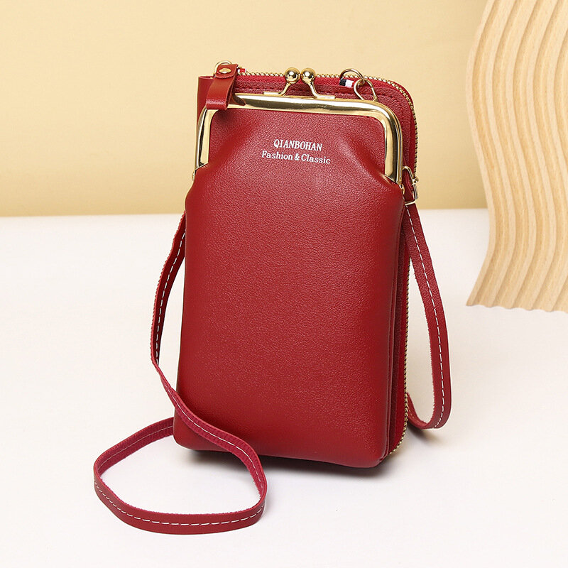 Mini sac en nylon pour téléphone portable pour femme, porte-monnaie, sangle initiée, petits sacs à bandoulière, portefeuille, sac à main de voyage, nouveau