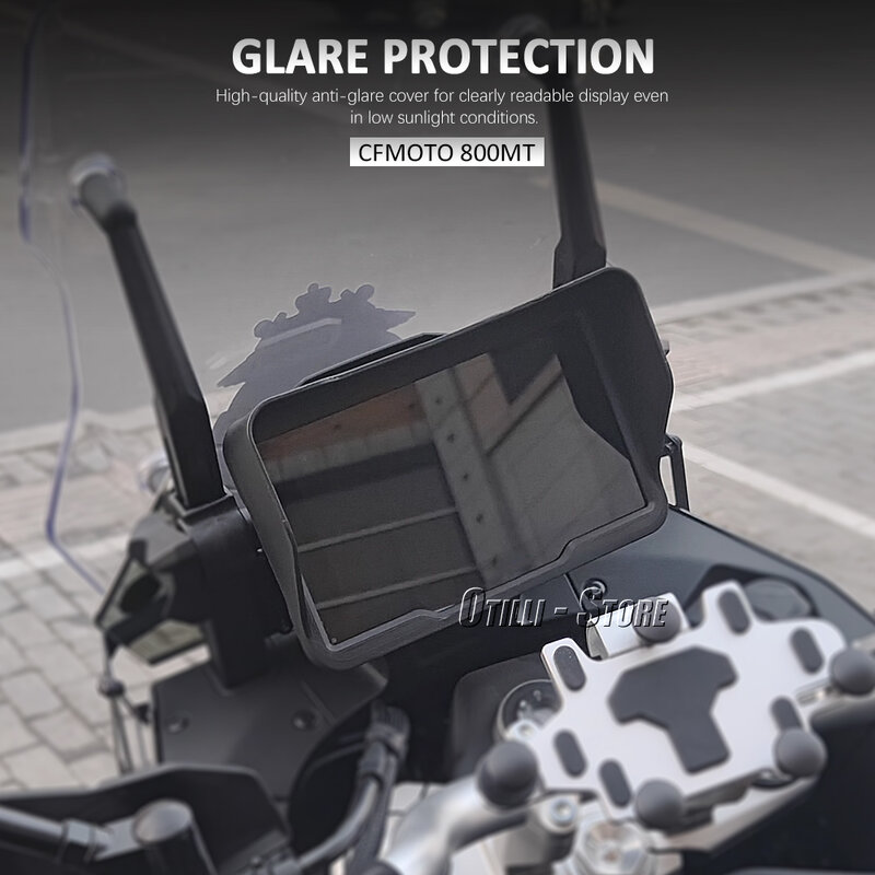 Nuovi accessori moto visiera Surround strumento proteggi copertura di protezione nera adatta per CFMOTO 800 MT 800MT 800mt 2021 2022