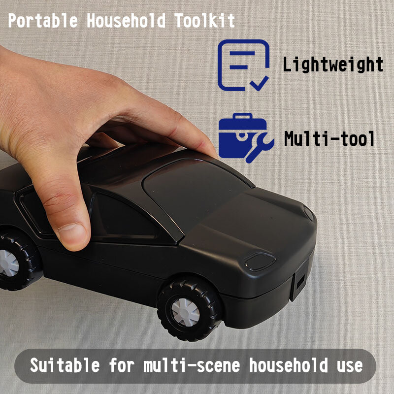 Multi-funcional Hand Tool Kit para Presente da Promoção, Household Hardware, Conjunto de Ferramentas do Carro, Forma do Carro, 22Pcs