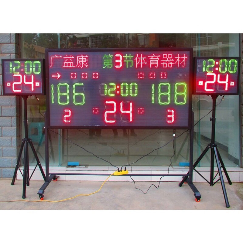 Customized Sports Competition Indoor or Outdoor Electronic Scoreboard Basketball Tennis Soccer Badminton LED Sports Scoreboard