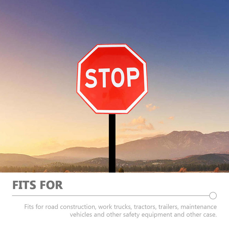 Emblemi riflettenti Stop Ahead Sign piastra in alluminio semaforo Decor Warning Board per la sicurezza stradale