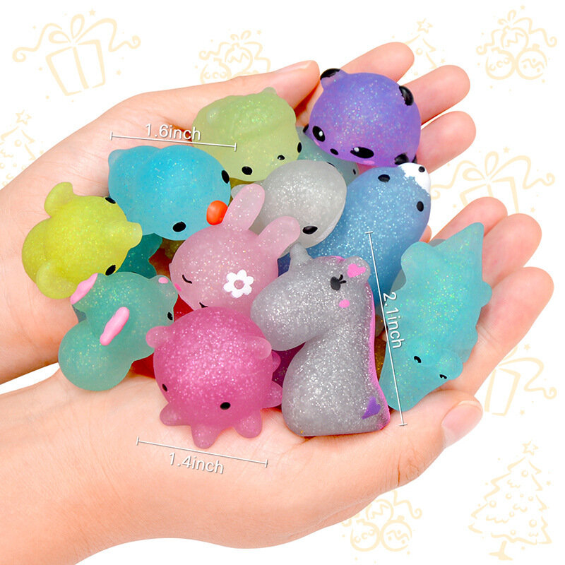신제품 Mochi Squishies Kawaii Anima Squishy Toys For Kids Antistress Ball Squeeze Party Favors 스트레스 해소 장난감 생일