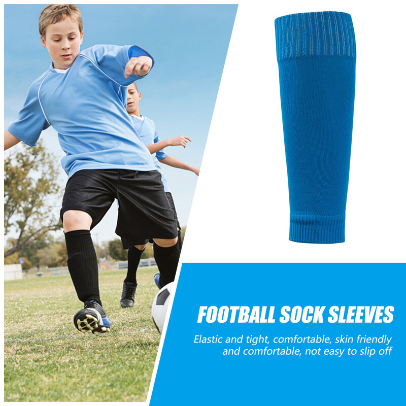 Meias esportivas masculinas para adultos e crianças, protetores de perna, mangas, basquete, futebol, shin, bezerro, capa, cor sólida