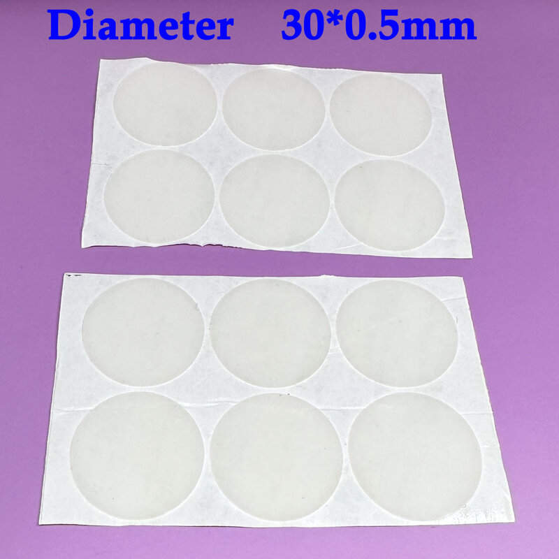 30*0.5mm Anti-slip Self Adhesive Round Silicone Rubber Feet Pad Laptops Keyboards Calculators Monitors Anti-skid Pads  connector