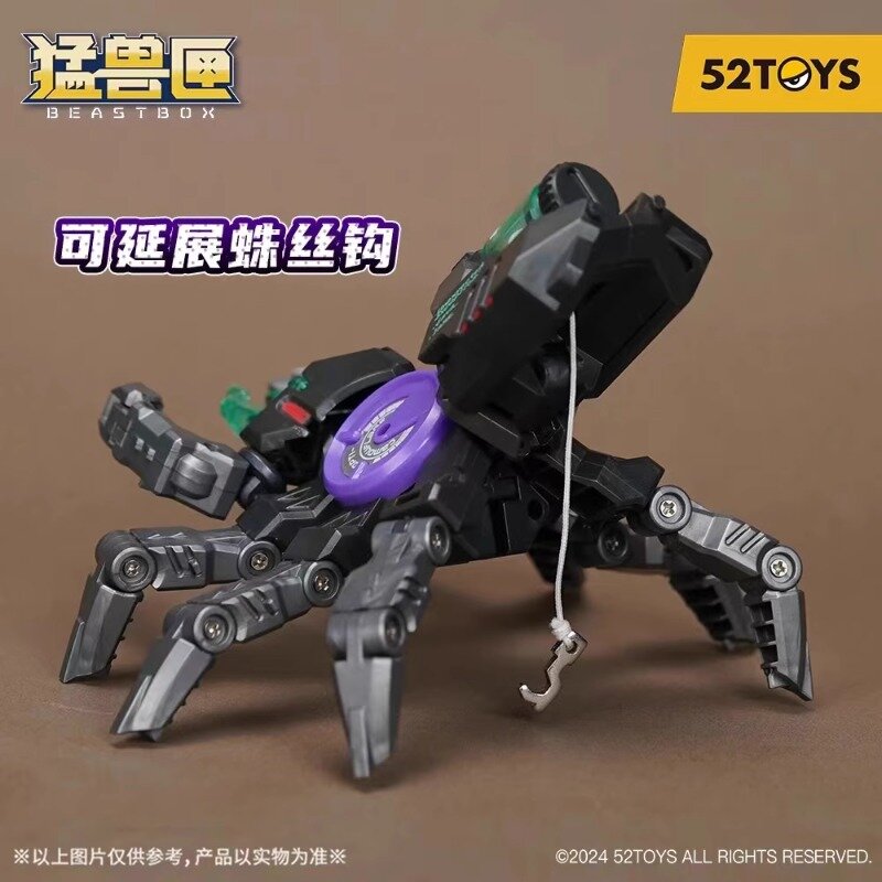 W magazynie! 52 zabawki transformacja bestii seria BB12ER BB-12ER czarny pająk ERORIS Fidget Spinner figurki ERORIS zabawki prezentowe