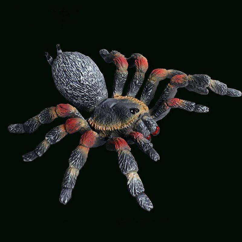 Nauczanie zabawki wczesna edukacja dla dzieci poznanie symulacja owadów Halloween sceny czarny Model pająka pająka figurka