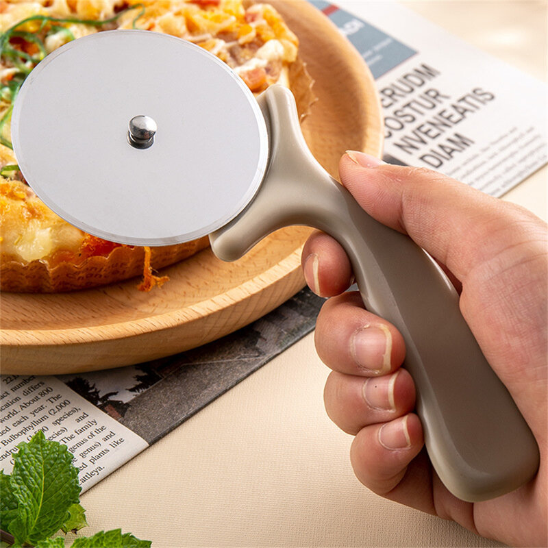 Back utensilien langlebige scharfe Edelstahl Küchenmesser Pizza Einrad messer leicht zu waschen Küchen bar liefert Kuchen messer