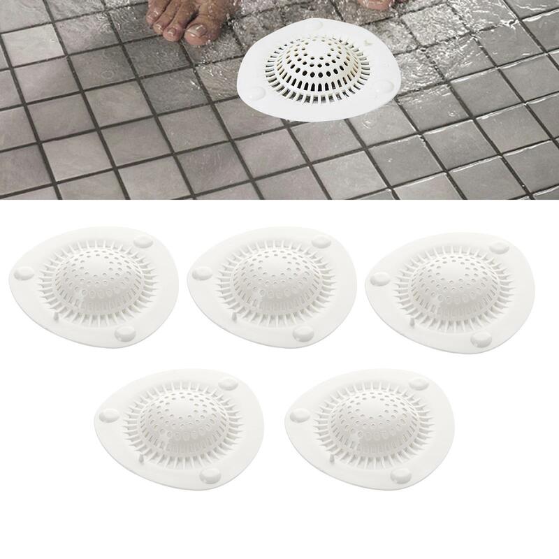 5Pcs Drain Plug Shower Drain Hair Catcher Kitchen Sink Accessories Tub Stoppers