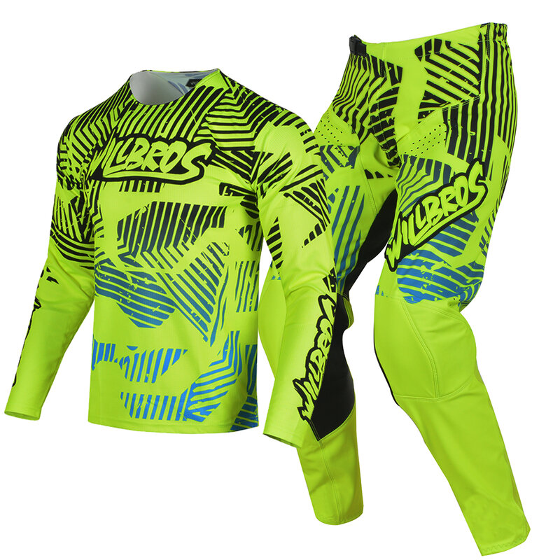 Willbros – maillot et pantalon pour Motocross Flexair Mach, combinaison pour vélo tout-terrain, équipement de course de descente