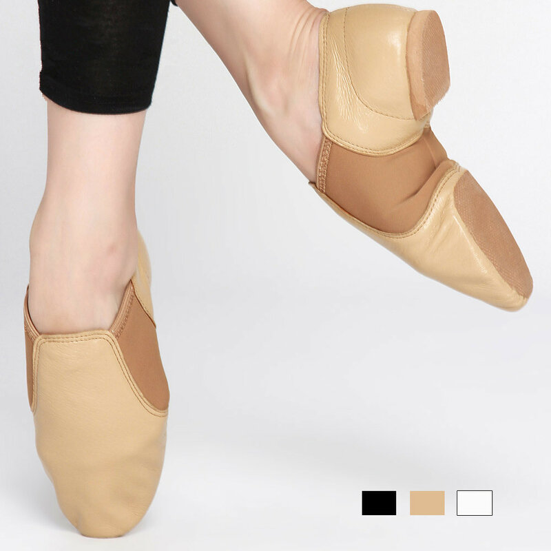 Профессиональные танцевальные туфли для джаза для малышей; Детские кроссовки без застежки; Geniune; Кожаная обувь для девочек; Цвет коричневый, черный; Обувь для малышей