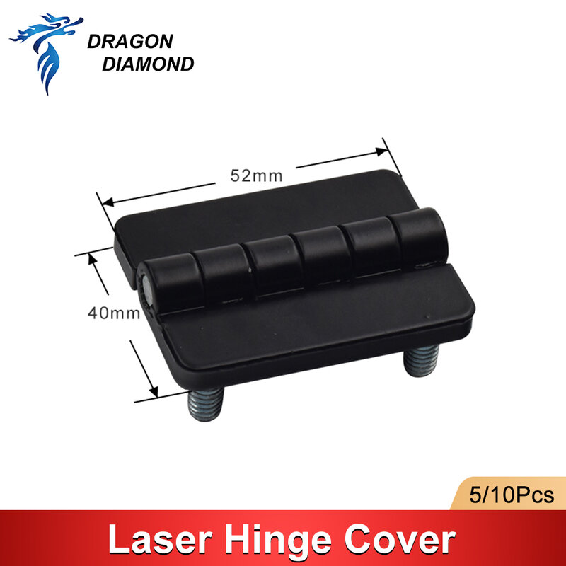 Dobradiça capa para co2 laser gravura máquina de corte a laser metal peças mecânicas kit diy liga de zinco 175 ° ângulo de abertura