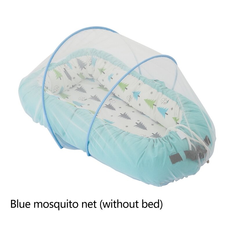 เปลเด็กยุงสุทธิแบบพกพาเด็กทารกเตียง Canopy Netting พับ แมลงสุทธิเต็นท์ Dropship
