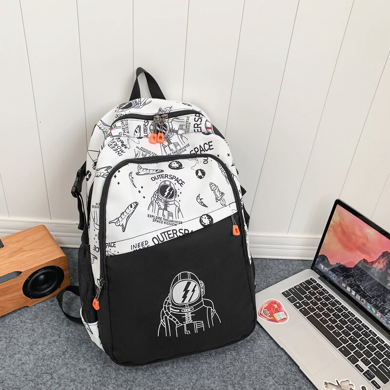 Tas wanita dijual ransel grafiti modis tas Travel olahraga santai tas komputer kapasitas tinggi tas siswa serbaguna