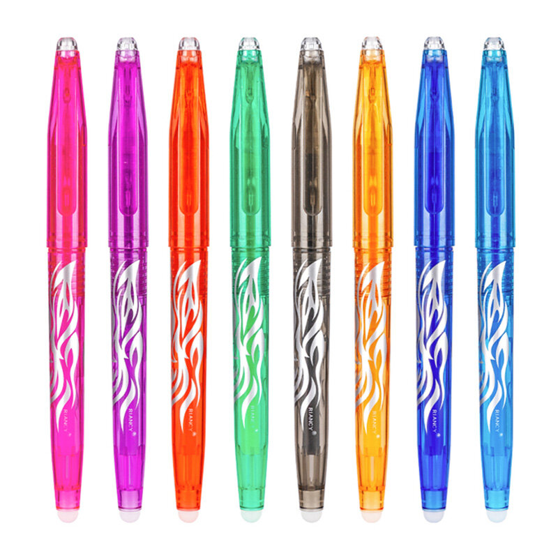 멀티 컬러 지우개 젤 펜, 0.5mm 귀여운 펜, 학생 글쓰기, 창의적인 드로잉 도구, 사무실 학교 용품, 4 개