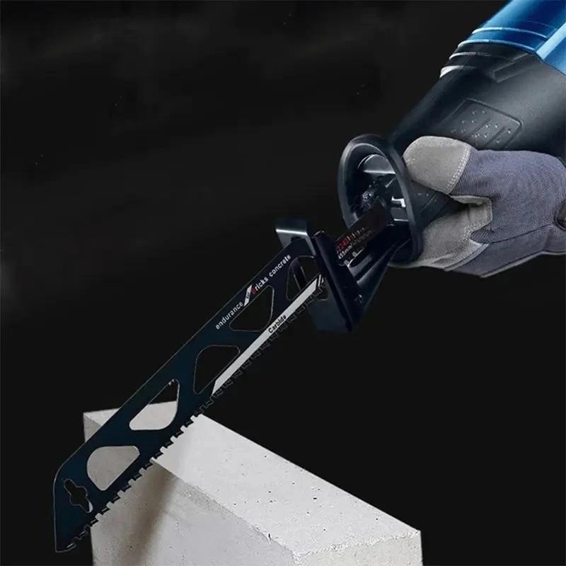 Pisau Gergaji Logam Campuran Karbon Tungsten Pisau Gergaji Tangan untuk Memotong Beton Kayu Cemet Bata PVC Alat Pertukangan