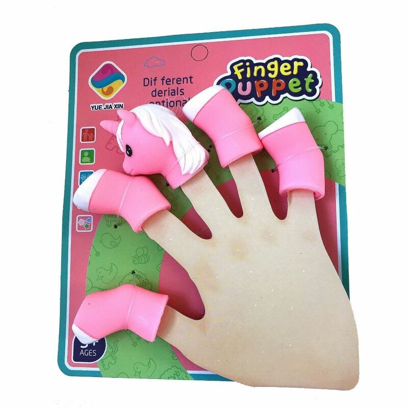 Handpuppen Cartoon Finger puppe Finger puppe Mini Puppe Finger puppe Spielzeug Set Funky Gummi Mini Tier Handpuppe