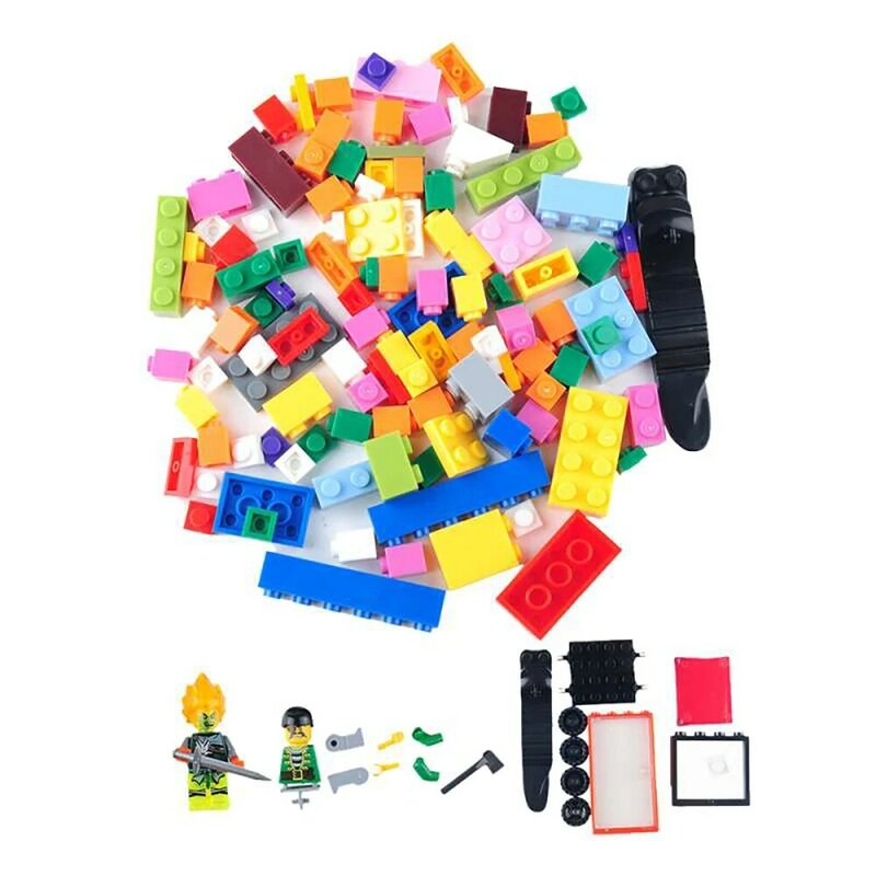 100-1000pcs DIY Creative Plastic Building Blocks Bulk Sets City Classic Bricks Assembly Toy Creative Educational Gift for Kids