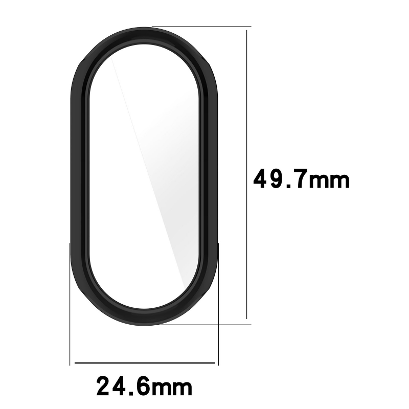 Protective Screen Film Case for Xiaomi Mi Band 8 Screen Protector Soft TPU with Sensitive Touch Control Miband 8 Accessories
