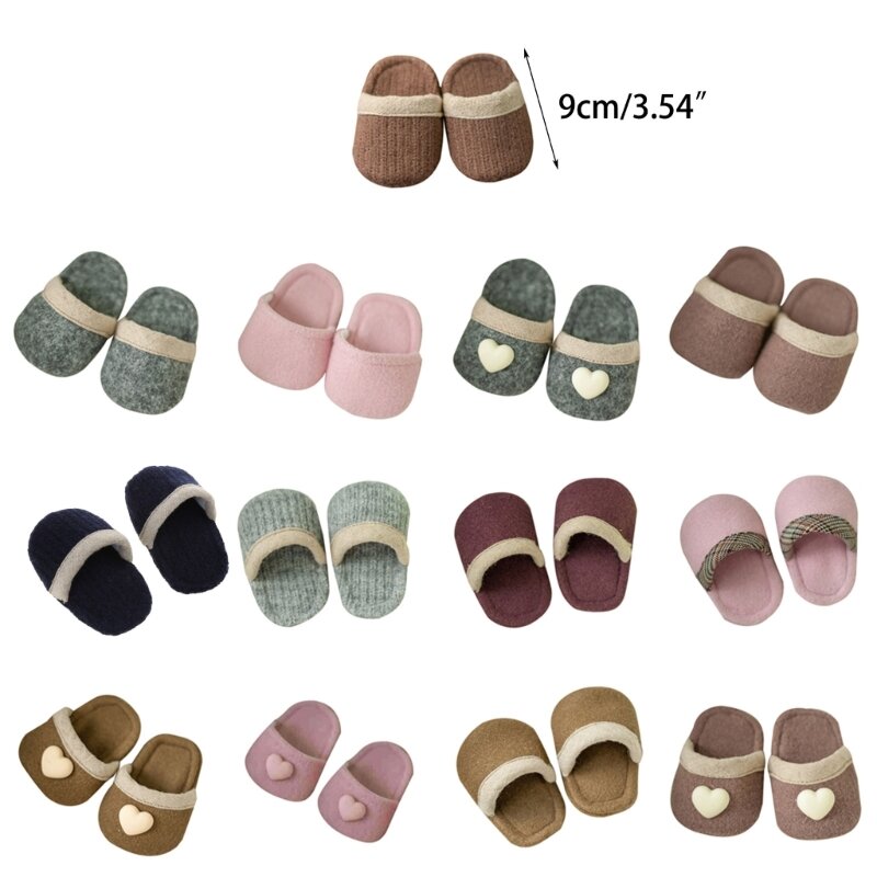 Pasgeboren schoenen miniatuur pasgeboren schoenen pasgeboren babyslippers voor jongens meisjes cadeau P31B