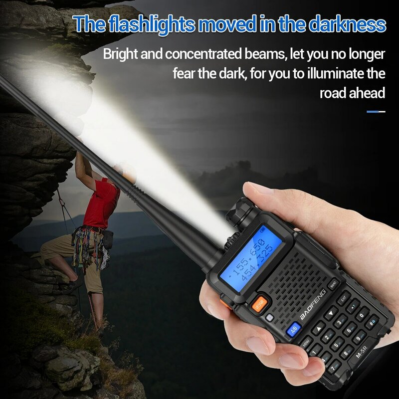 Baofeng-walkie-talkie UV 5RX, banda de aire, frecuencia de copia inalámbrica, Radio bidireccional, seis bandas, largo alcance, UV-5RX PRO MAX UV K5 M 5R