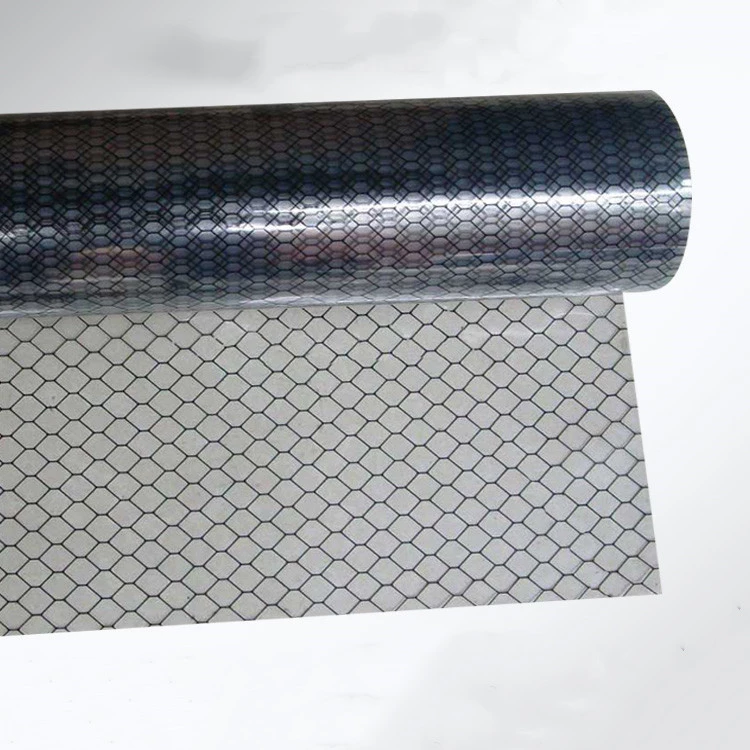 Cortina de PVC de malla antiestática para puerta de sala limpia, rejilla transparente, ESD, S9, 0,5mm