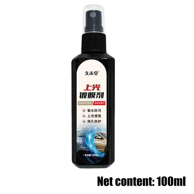 Car Coating Spray 100ml Nano Crystal Hydrophobic Layer Polishing Paint Coating Agent Protectant Spray For Motorcycles Minivans