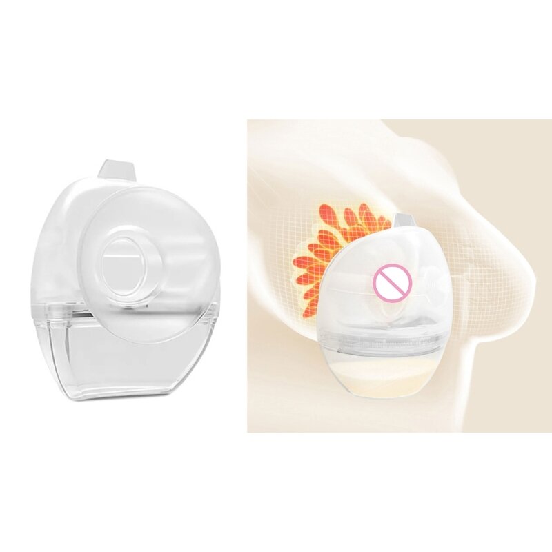 Wearable Breast Milk Collection System Practical and Effective Breast Milk Collector Portable Milk Catcher 50ML Capacity