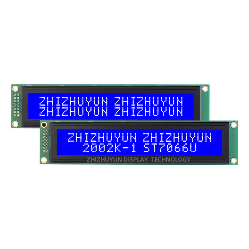 Garansi tiga tahun untuk 2002K-1 layar tampilan modul LCD LCD2002 layar besar dengan bentuk eksternal 180*40MM warna Amber