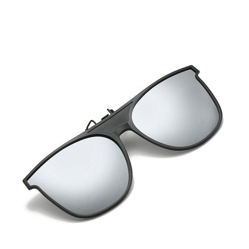 Clip polarizado para gafas de miopía, tendencia de personalidad femenina, Marco grande, parasol, hombre