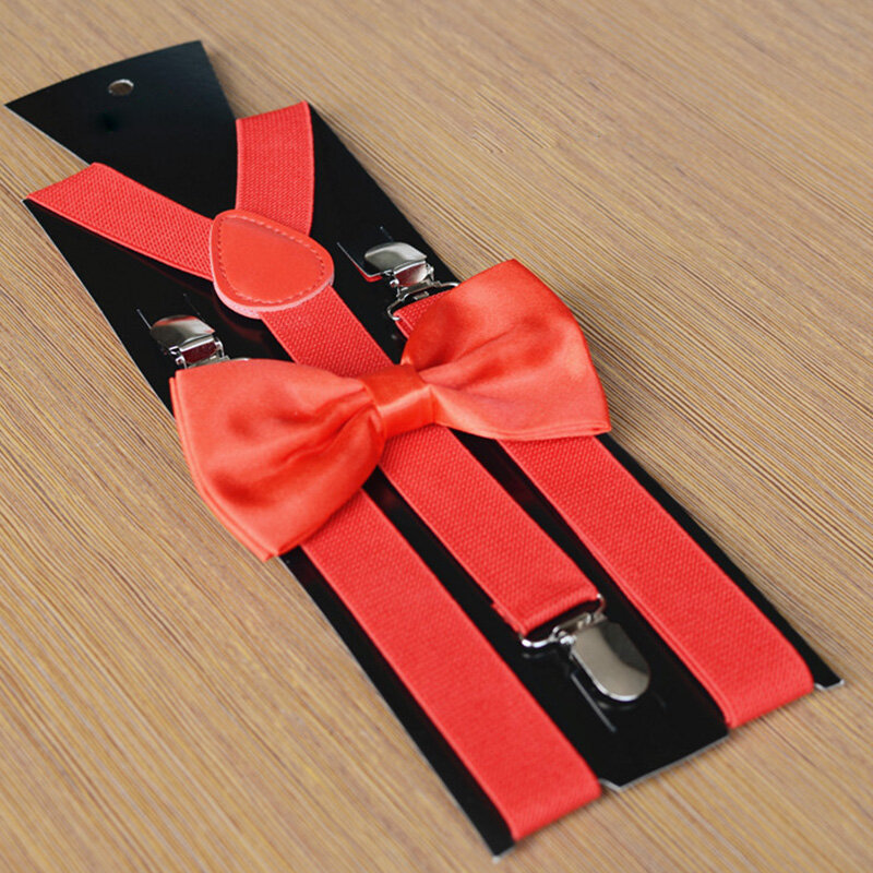 Улучшите свою маскарадную игру с этими мужскими подтяжками и галстуком-бабочкой, Комбинированные комплекты, изготовленные из полиэстерной ткани