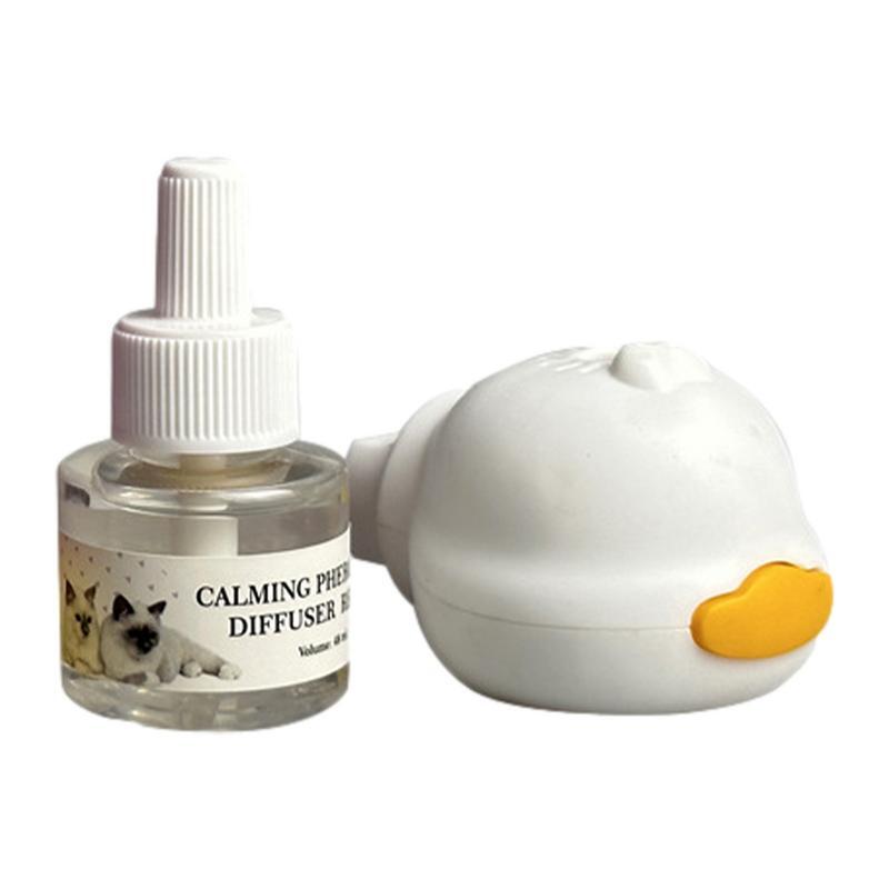 Cat Pheromones Calming Diffuser Cat Pheromone Plug-In Relaxants Start Kit 30-Day Refill Calming Spray For Calm Relaxing Home