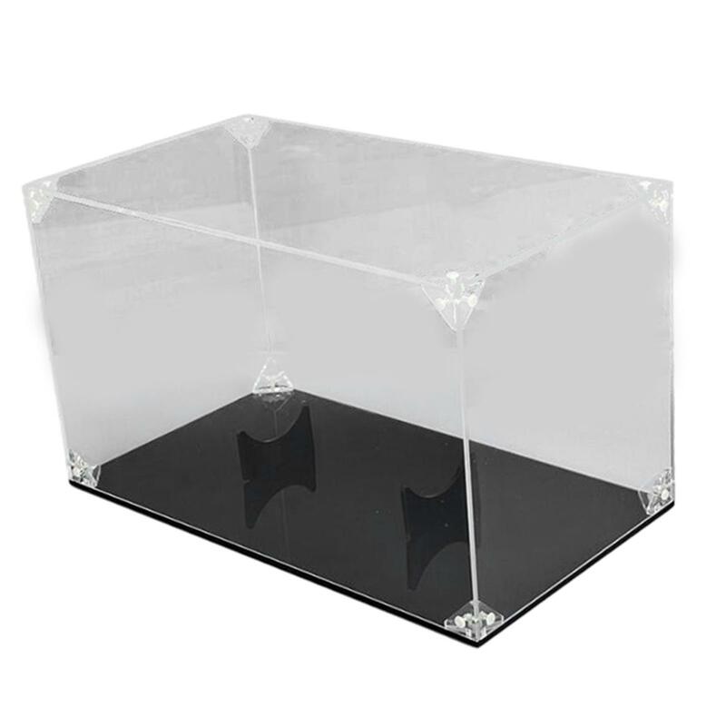 Clear Acrylic Football Display Case Transparent Showcase Box Dustproof Storage Rack Memorabilia Ball Holder Football Storage Box