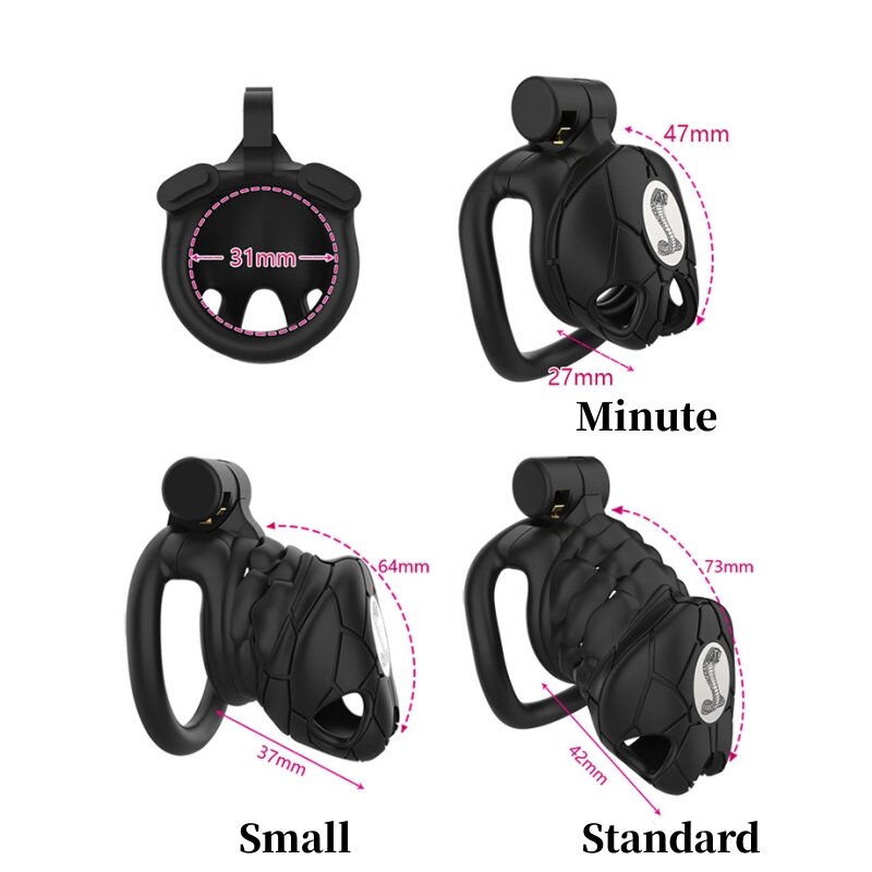 2024 New 8.0 Cobra Chastity Lock Male Chastity cb Lock Penis Abstinence Anti Cheating Chastity Device Male Gay Sex Toys 18+ 정조대