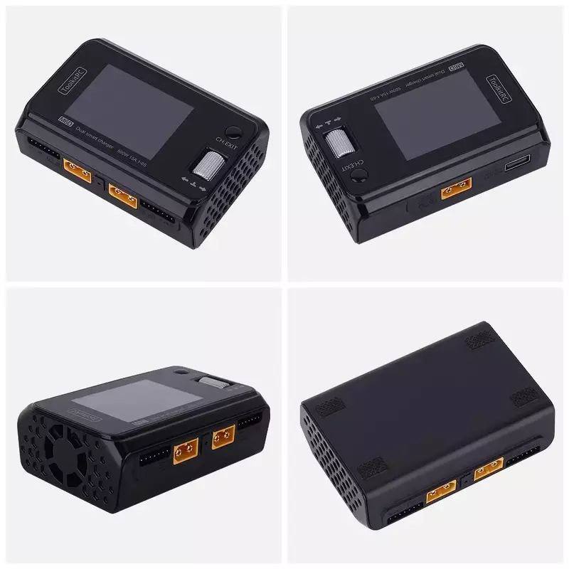 ToolkitRC M6D 500 W 15A DC Двухканальное мини-умное зарядное устройство разрядник для 1-6S Lipopieza с запасными моделями FPV, M8, 500 W, 15