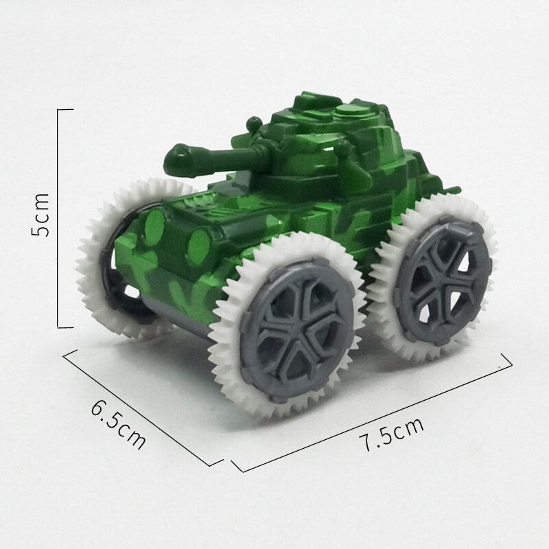 Random Style Children's Toys Return Tank Inertia Tipping Tank Children's Car Model Puzzle Gift Toys