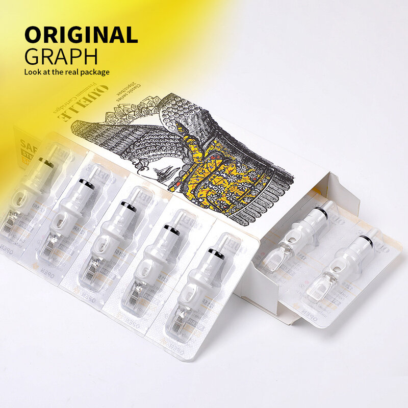 20PCS/BOX  Disposable QUELLE  Tattoo Cartridge Sterile Needles Suitable for Professional Tattooists