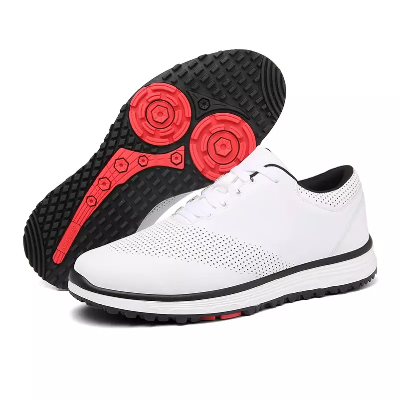 Tênis de golfe profissional leve para homens, Tênis esportivos, Calçados antiderrapantes para caminhada