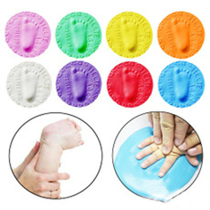Ultra Light Baby Hand Foot Inkpad, cuidados macios, Infant Footprint Casting Kit, secagem DIY, Kids Impressão