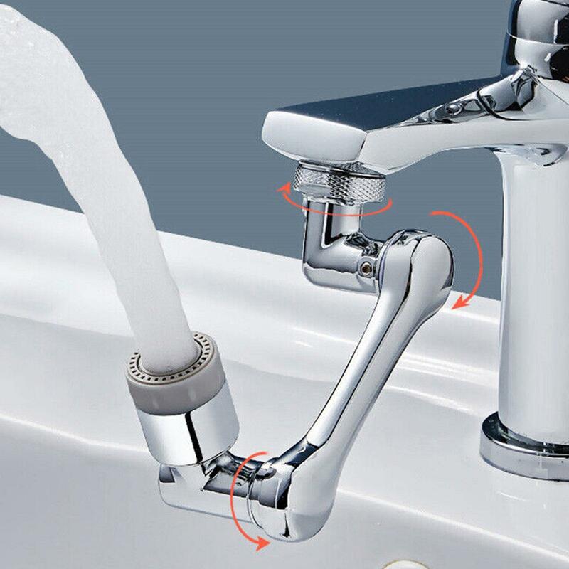Uniwersalny 1080 ° obrotowe ramię robota kran składany Kitchen Sink rozszerzenie kran obrotowy wielofunkcyjny rozszerzenie kran