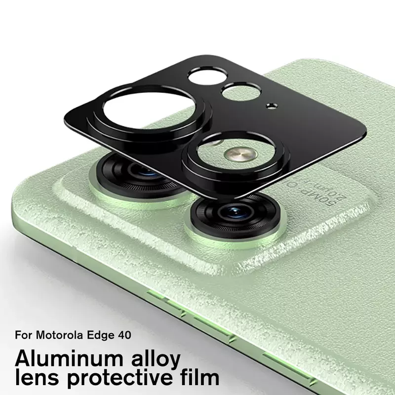 Kamera-Schutz folie aus Aluminium legierung für Motorola Moto Edge40 Edge 40 Pro Edge40Pro 5g Matel Ring Schutz deckel