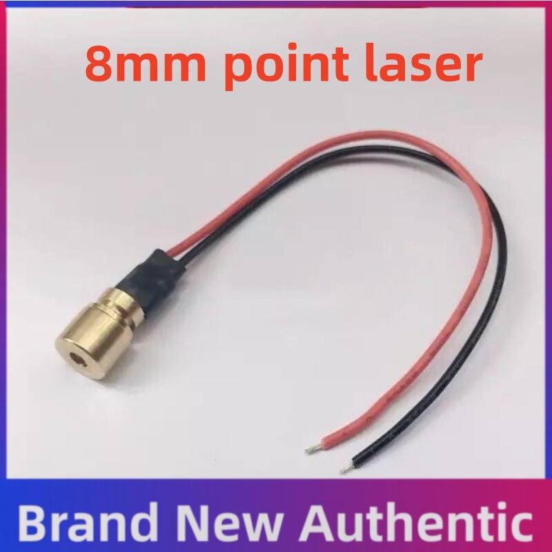 Módulo Laser de Luz Vermelha com Comprimento Focal Ajustável, Grau Industrial, Distância Focal de 650nm e 5mW, 8mm, 5PCs, 10PCs