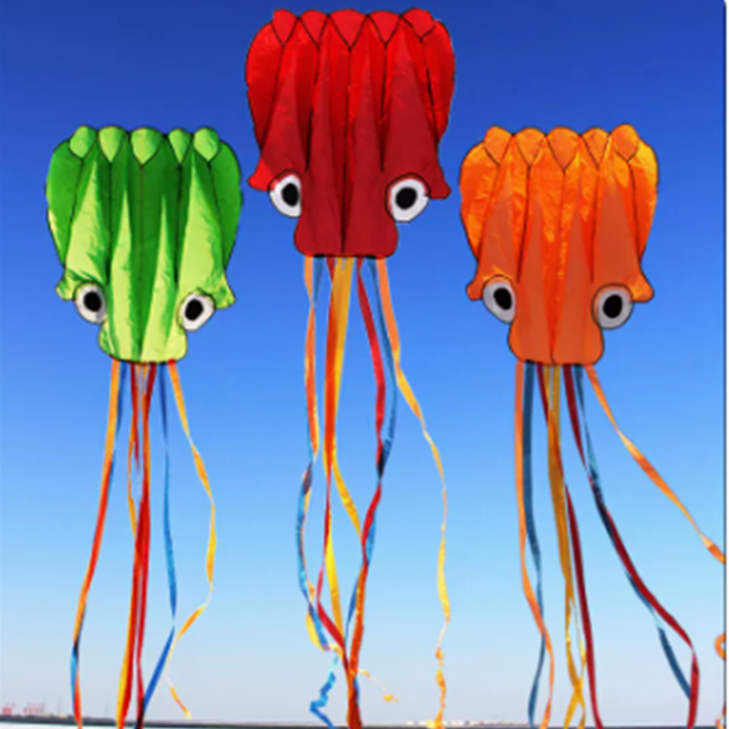Gratis Ongkir ใหม่ Octopus Kites ของเล่นเด็ก Kites สาย Professional ลม Kites โรงงานผู้ใหญ่ Kites Kitesurf Koi