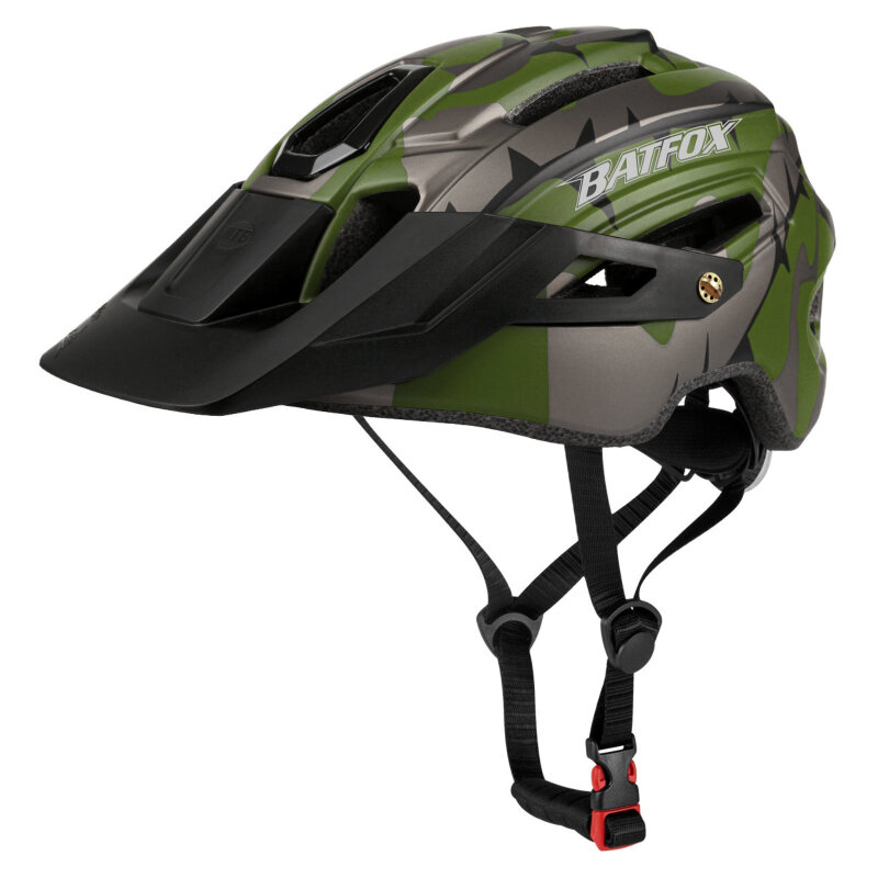 BATFOX Bicycle Helmet for men cycling helmet capacete mtb Intergrally-molded Mountain bike helmet cycling 2023 MTB casque velo