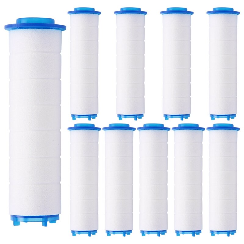 Filtro doccia sostitutivo da 10 pezzi per acqua dura-filtro per acqua doccia ad alto rendimento per rimuovere cloro e fluoruro