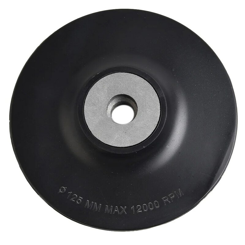 Amoladora angular de plástico, almohadilla trasera de pulido M14 para disco de arena de fibra, uso AU para máquina de lijado, pulido, 5 ", 125mm