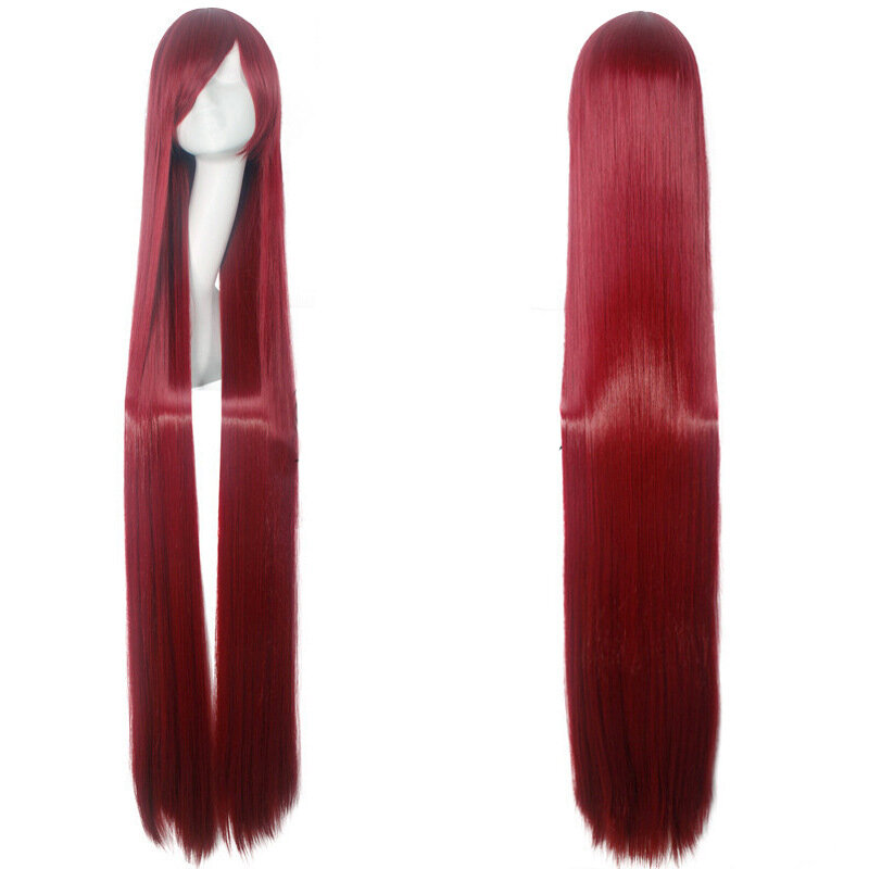 Длинный прямой термостойкий парик из синтетических волос, Женский Универсальный парик для косплея из мультфильма, Искусственные парики для костюма аниме