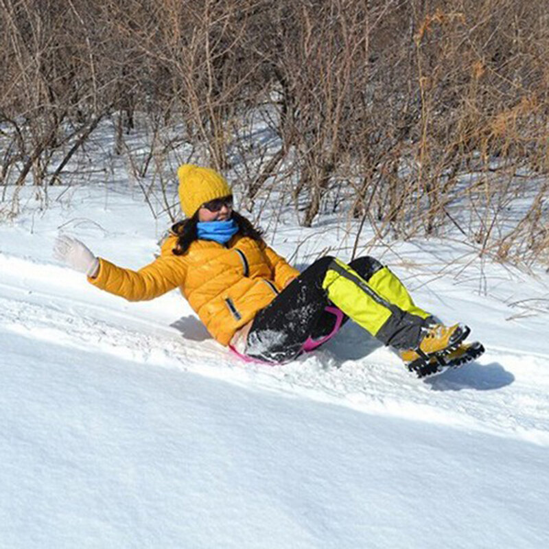Kid adulti sport all'aria aperta sci Pad slitta Snowboard inverno addensare plastica sabbia erba slitta
